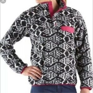 Patagonia Synchilla Fleece Rare Fish Ikat Print XS